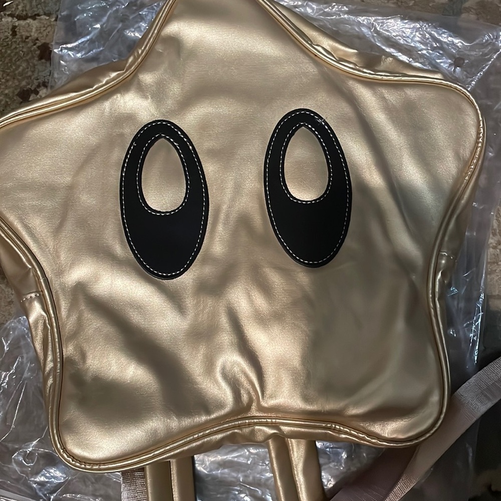 Super Mario Bros Star Backpack Purse